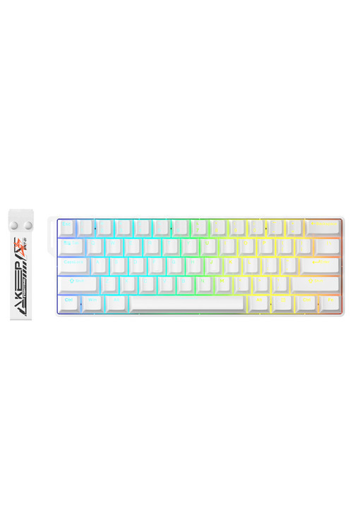 EK60 HE White %60 YULONG Manyetik Switch 8K Hz Hall Effect Hotswap RGB İngilizce Mekanik Gaming Klavye