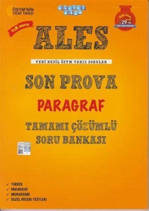 ALES Son Prova Paragraf Tamamı Çözümlü Soru Bankası