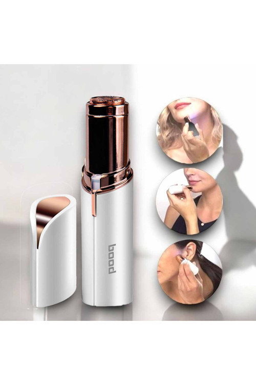 Çene Ve Yanak Tüyleri İçin Pratik Epilasyon Bıyık Ve Kaş Alma İçin Pilli Tüy Alıcı