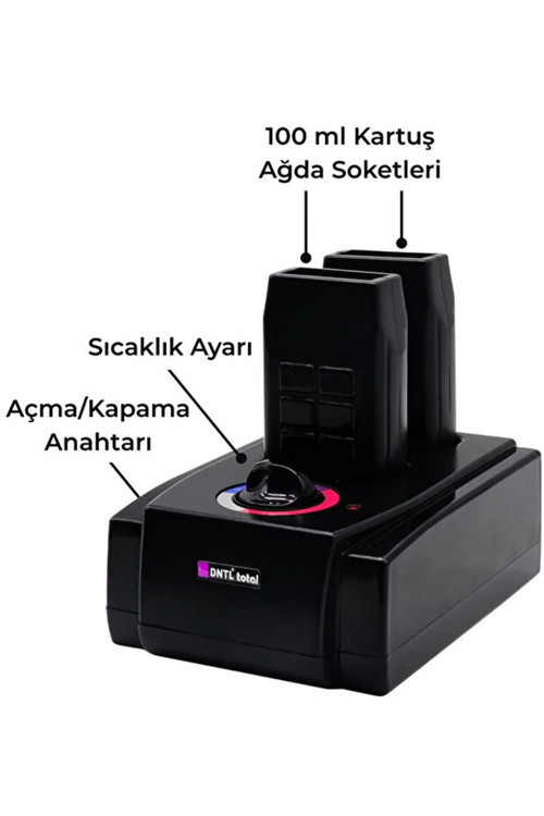 Trio Ağda Isıtma Makinesi 2'Li Kartuş Roll-On Isıtıcı Profesyonel Kuaför Makinesi