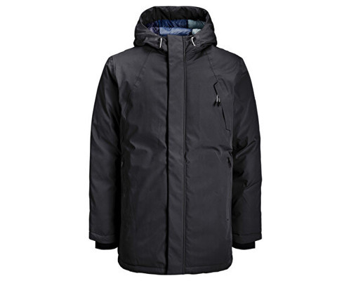 Jack Jones Jcocorey Parka Erkek Günlük Mont 12215920-BLACK Siyah