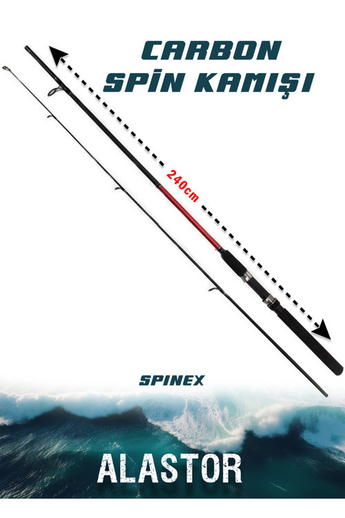Spinex Spin Olta Kamışı At Çek Olta Kamışı Spin Oltası Karbon Olta 10-40
