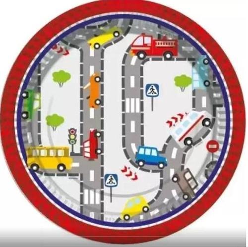 Trafik Karton Tabak 23 Cm (8 Li Paket)