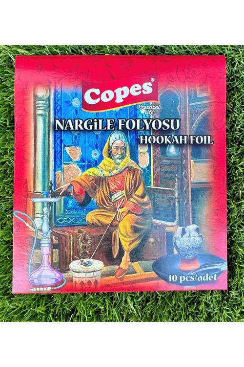 Copes Hazır Kesilmiş Nargile Folyosu 1 Paket