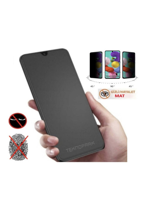 Xiaomi Mi 12t Mat Hayalet Privacy Tam Kaplayan Kırılmaz Cam Seramik Nano Ekran Koruyucu