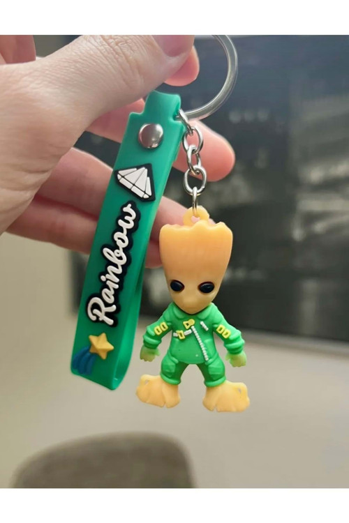 Groot Marvel Anahtarlık Yeşil I Am Groot