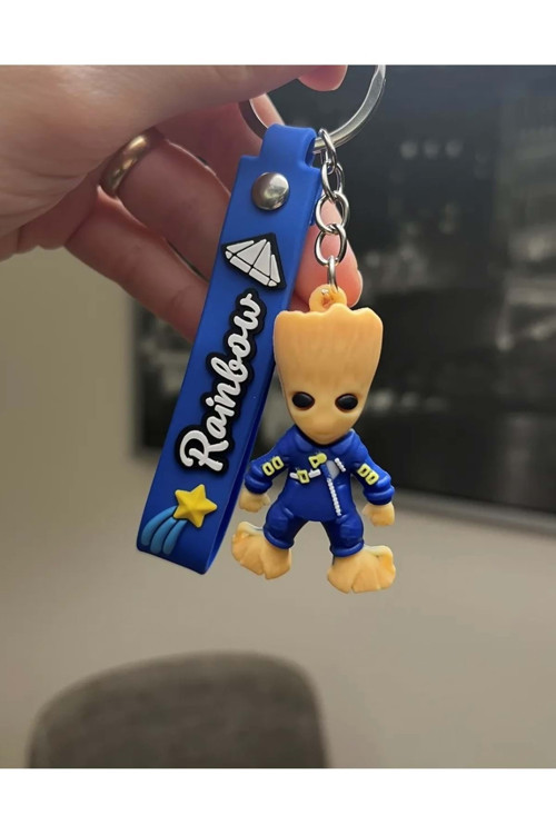 Groot Marvel Anahtarlık Mavi I Am Groot