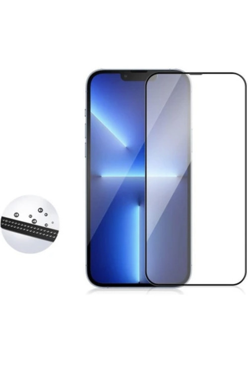 Iphone 11 Ekran Korucu Toz Özleyici Izgaralı Filitreli Full Tam Kaplayan Hd Anti Dust