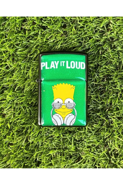 Simpson Benzinli Metal Çakmak Damla Sticker