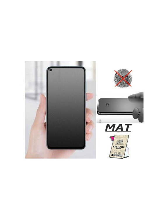 Oppo Reno 5 Mat Seramik Cam Nano Esnek Kırılmaz Full Tam Kaplayan Ekran Koruyucu