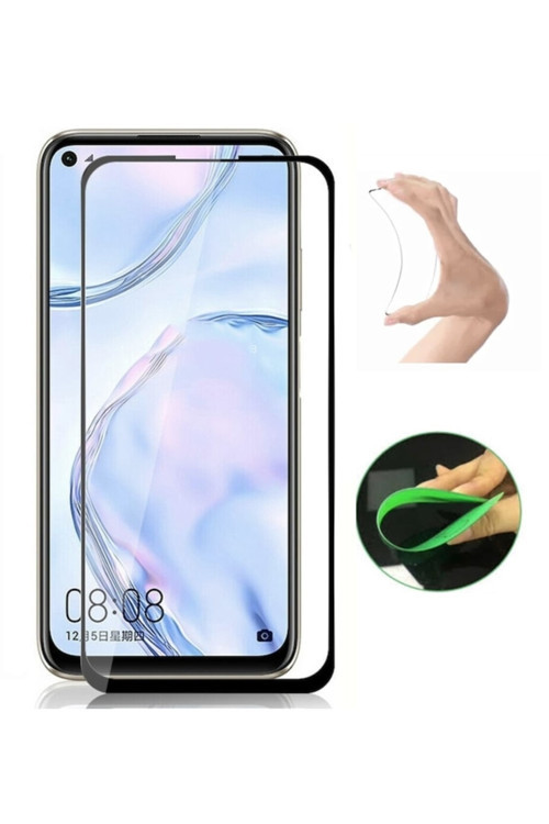 Xiaomi Redmi Note 9 Pro Ekran Koruyucu Seramik Nano Cam Esnek Tam Full Kaplayan Kırılmaz