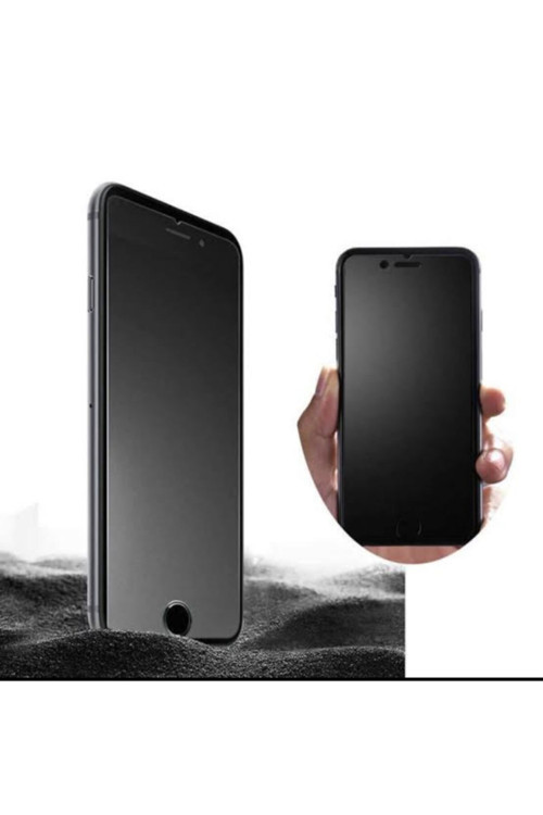Iphone 7 Plus Mat Hayalet Ekran Gizli Privacy Tam Kaplayan Kırılmaz Cam Seramik Ekran Koruyucu Siyah