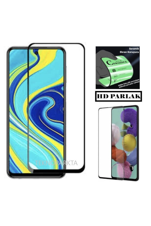 Xiaomi Poco F4 Ekran Koruyucu Seramik Nano Cam Esnek Tam Kaplayan Kırılmaz Ekran