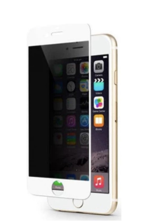 Iphone 7 Beyaz Privacy Kavisli Hayalet Gizlilik Filitreli Full Ekran Koruyucu