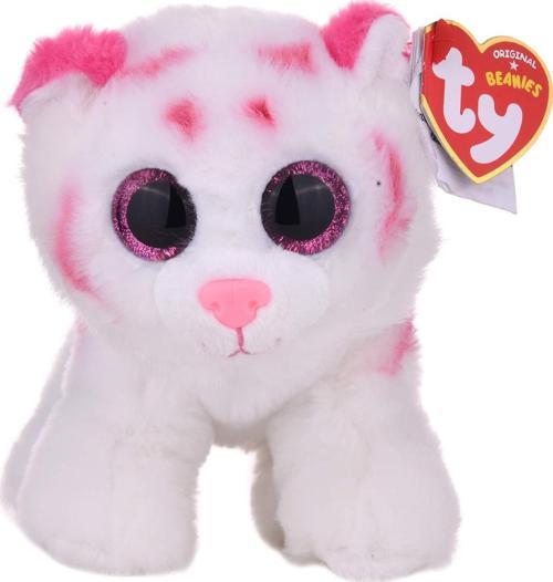 Tabor - Pink-White Tiger Reg Pembe/Beyaz Aslan 15 Cm Peluş Oyuncak 150079TY42186
