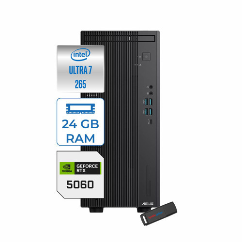 Expertcenter B900MF Intel® Core™ Ultra 7 265 5.3ghz Aı 24GB Ddr5 2tb SSD 8GB/RTX5060 WIN11PRO Mini Tower Masaüstü Bilgisayar B900MF007265001031P09+ZETTAUSBBELLEK