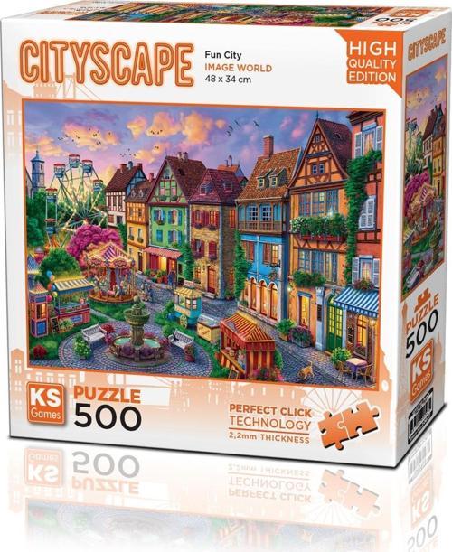 Puzzle 500 Parça Fun City 20047