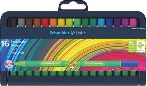 Fiber Uçlu Keçeli Kalem Seti 0,4 Mm Link-İt 16 Renk 191292 SCT895