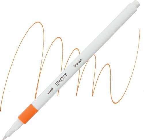 Akrilik Uçlu Keçeli Kalem Emott 0.4 Mm Fine Turuncu PEM-SY (10 Lu Paket)