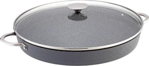 38 Cm Cam Kapaklı Pro Plus Granit Balık - Fırın Tepsisi  Pro 1203