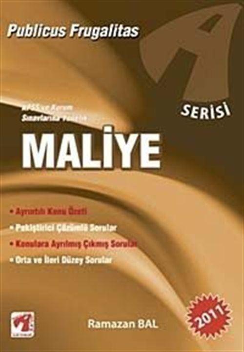 Maliye-A Serisi - KPSS ve Kurum Sınavlarına Yönelik