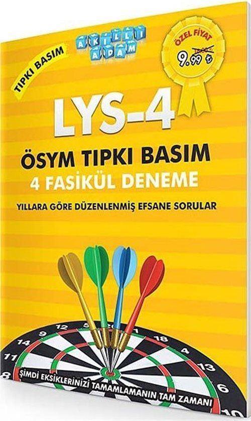 LYS-4 ÖSYM Tıpkı Basım 4 Fasikül Deneme - Yıllara Göre Düzenlenmiş Efsane Sorular