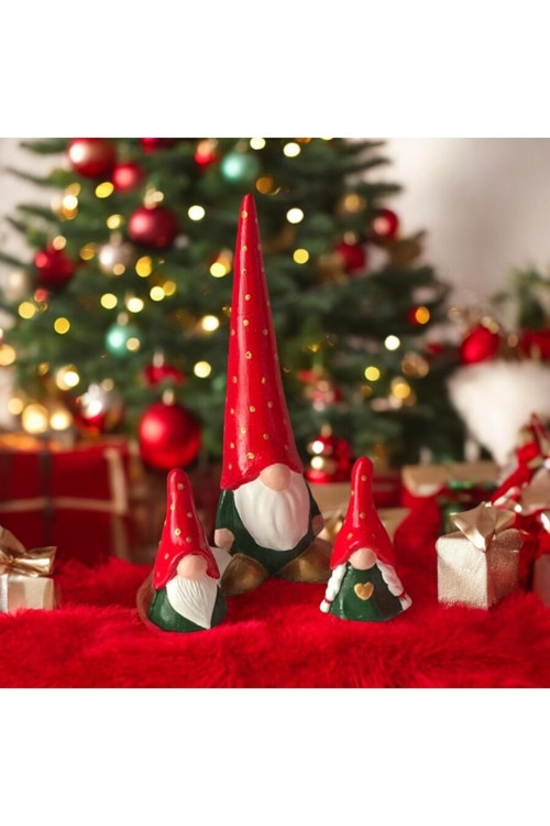 3’lü Gnome biblo /dekoratif /yılbaşı /biblo