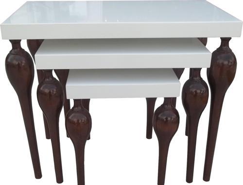 Zigon ILGZ 18130 TOMBUL Model Kayın balon Ayak Beyaz Ceviz Natüre Modern çizgi