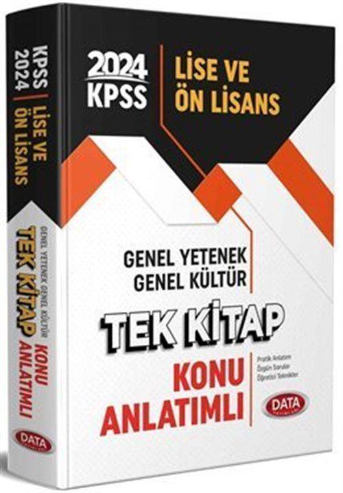 KPSS Lise ve Ön Lisans Genel Yetenek - Genel Kültür Tek Kitap Konu Anlatımlı