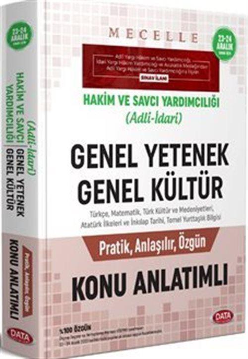 Mecelle Hakim Ve Savcı Yardımcılığı (Adli-İdari) Genel Yetenek - Genel Kültür Konu Anlatımlı
