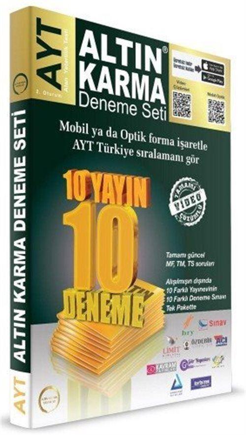 AYT Deneme Seti 10 Farklı Yayın 10 Farklı Deneme