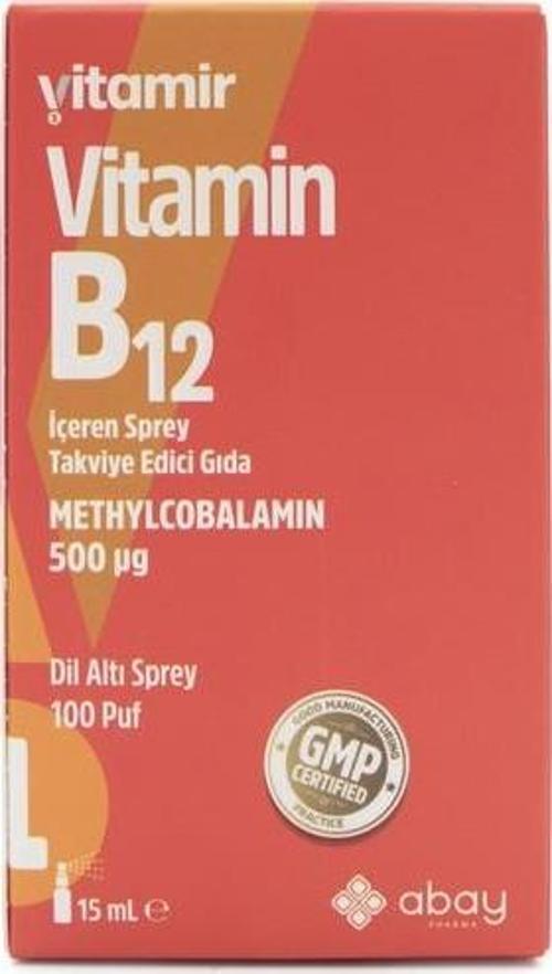 Vitamir B12 Içeren Sprey 15 Ml