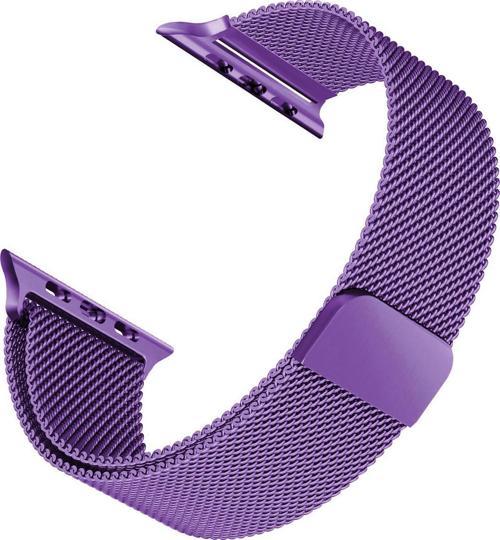 Apple Watch SE 44mm Milanese Loop Kordon Mor
