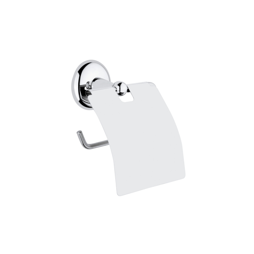 Minimal Banyo Kapaklı Wc Kağıtlık Krom