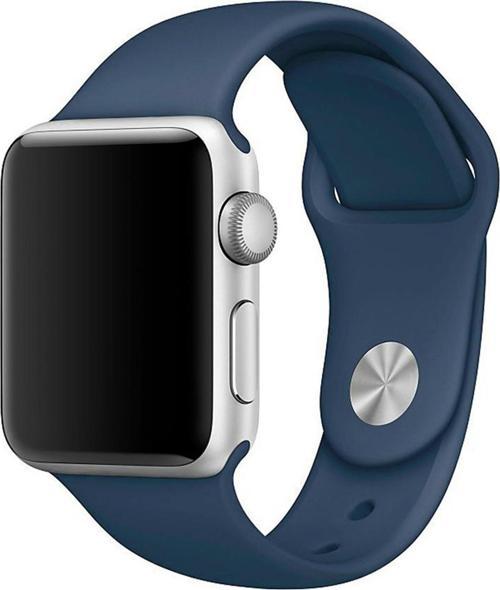 Apple Watch Series 3 38mm Silikon Kordon Lacivert