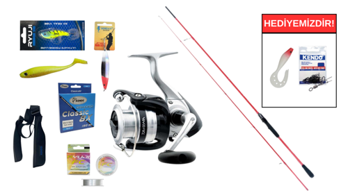Red Fox 2.70m 5-55gr&Daiwa Strikeforce 4000 B Spin Seti
