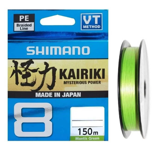 Örgü Misina Kairiki 8 150m 0.06mm 5.3kg M Green