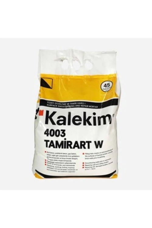 4003 Tamirart W Beyaz Renkli Ince Yüzey Düzeltme Ve Tamir Harcı 5 Kg