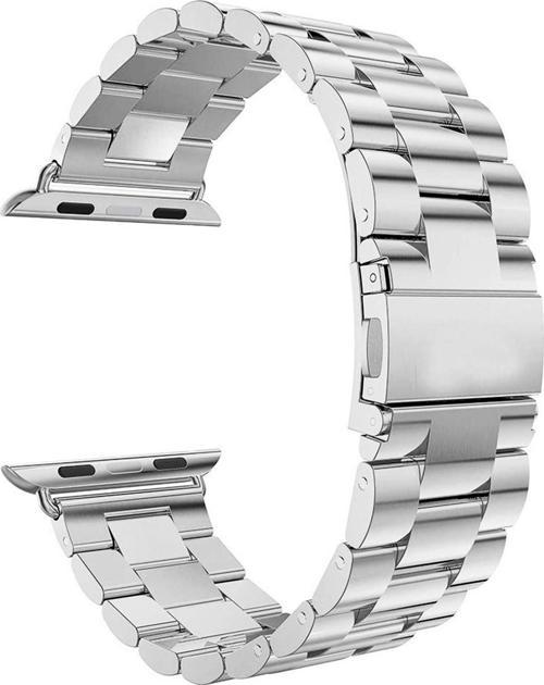 Apple Watch Series 5 44mm Metal Stainless Steel Kordon Gümüş