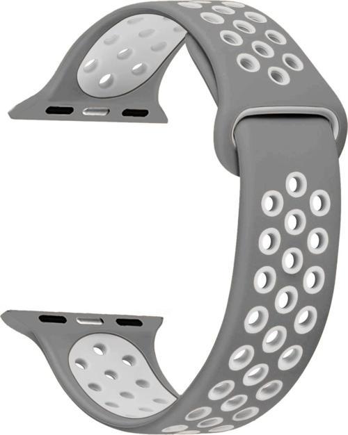 Apple Watch Series 5 44mm Rainbow Sport Band Kordon Gri