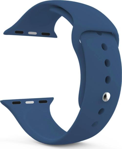 Apple Watch Series 5 44mm Silikon Kordon Lacivert