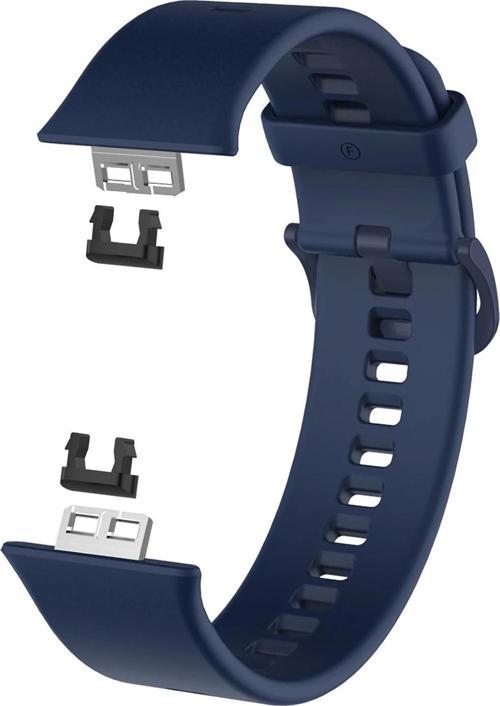 Huawei Watch Fit Kordon, Silicone Sport Band Lacivert