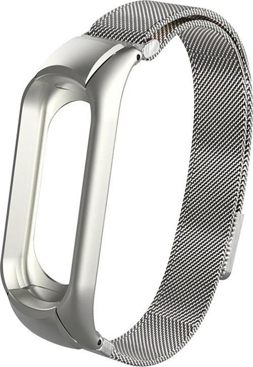 Xiaomi Mi Band 3 Milanese Loop Kordon Gümüş