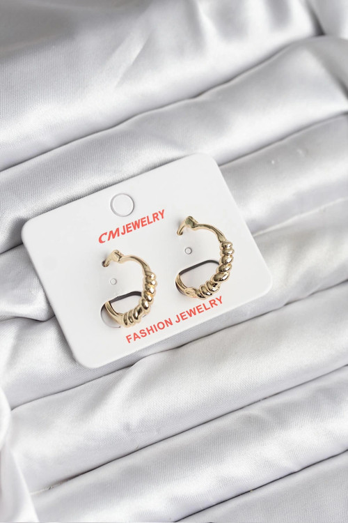 14K Gold Renk Kaplama CM Kadın Küpe - TJ-BKP11415