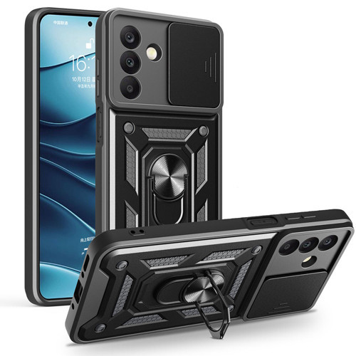 Galaxy A26 Kılıf Magnetik Standlı Kamera Korumalı Sürgülü Vega Kapak