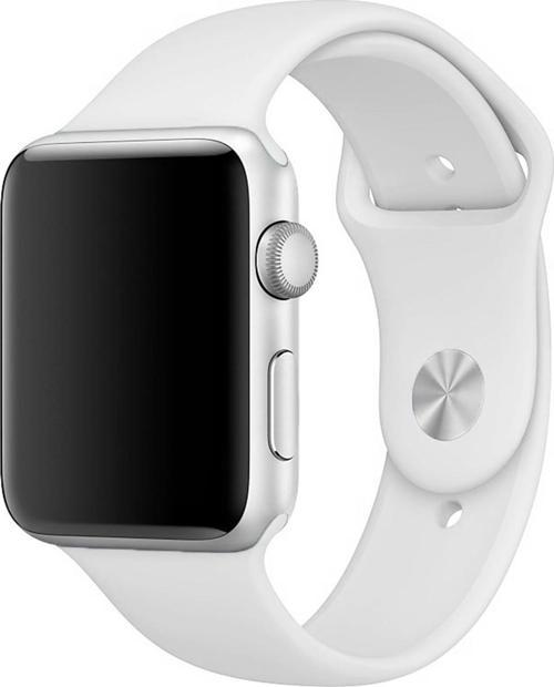 Apple Watch Series 2 38mm Silikon Kordon Beyaz