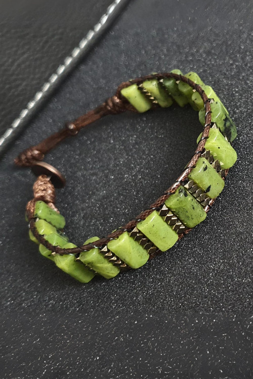 Yeşim Taşı Doğal Taş Bileklik