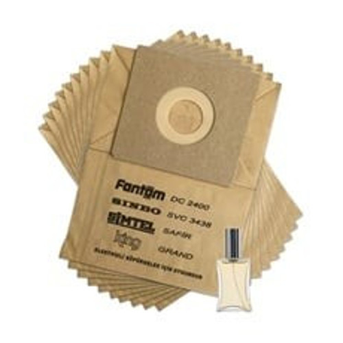 Fantom İçin Uyumlu DC 4300 4 Çeker Süpürge Kağıt Toz Torbası 10 Adet Set