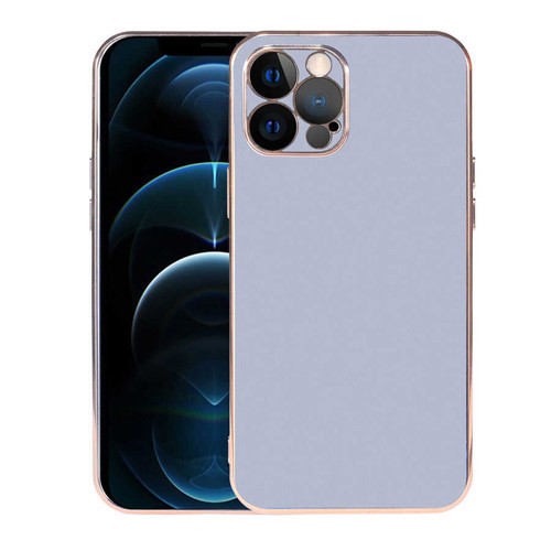 iPhone 12 Pro Max Kılıf Viyana Yüzeyi Buzlu Transparan Tasarım