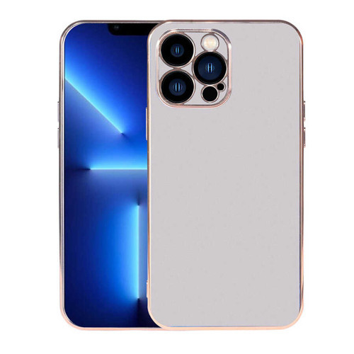 iPhone 13 Pro Kılıf Viyana Yüzeyi Buzlu Transparan Tasarım Kılıf